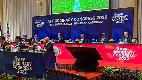 Chủ tịch VFF Trần Quốc Tuấn dự Đại hội LĐBĐ Đông Nam Á nhiệm kỳ 2022- 2026